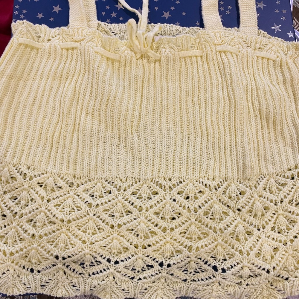 Wild Fable Cream Knit Pajama Top